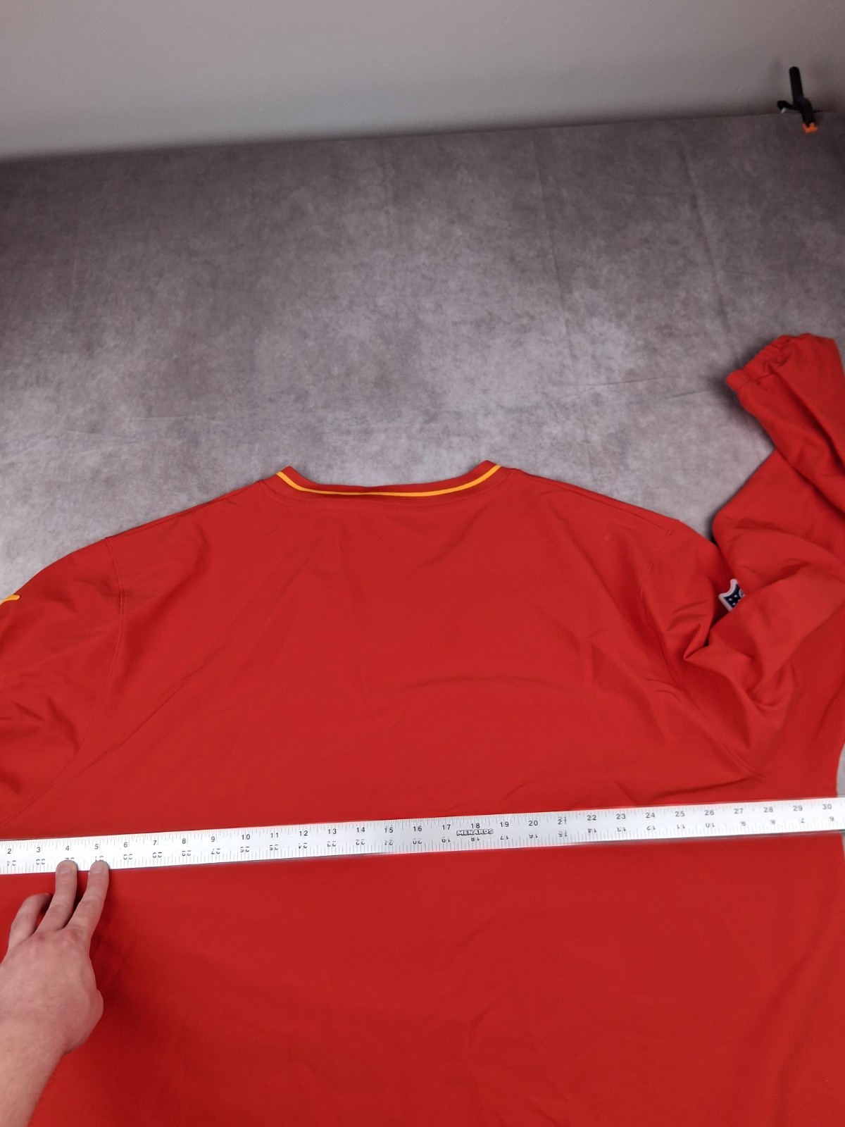 Kansas City Chiefs Pullover Sweatshirt Mens 3XL Red Nike Sidezip Performance NFL