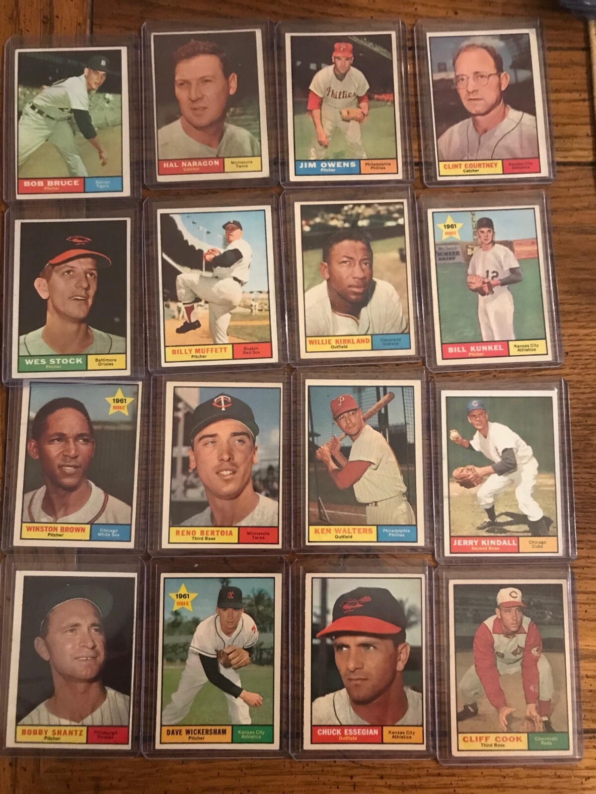 Billy Muffett 1961 Topps Baseball (Sale Is For One Card In Title) (15,590