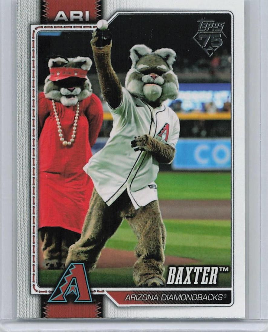 2026 Topps #M-1 Baxter Mascots Green #/99