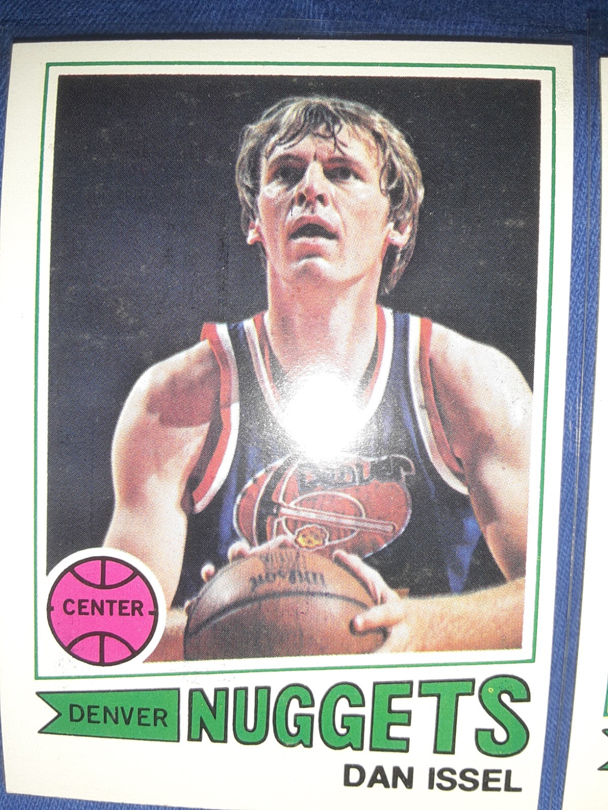 1977-78 Topps Basketball #41 Dan Issel HOF Nuggets MVP WHITE BACK