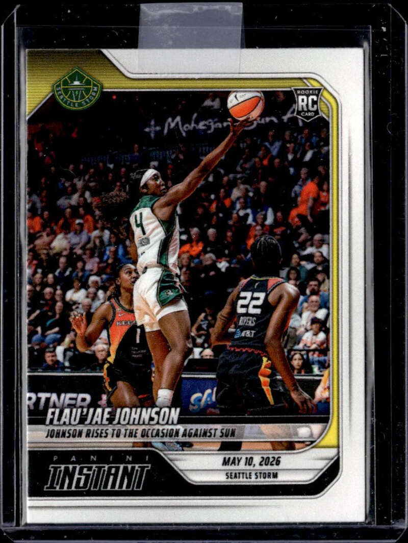 FLAU’JAE JOHNSON RC 2026 Panini Instant #43 ROOKIE PR:118 Rises to Occ ID:173922
