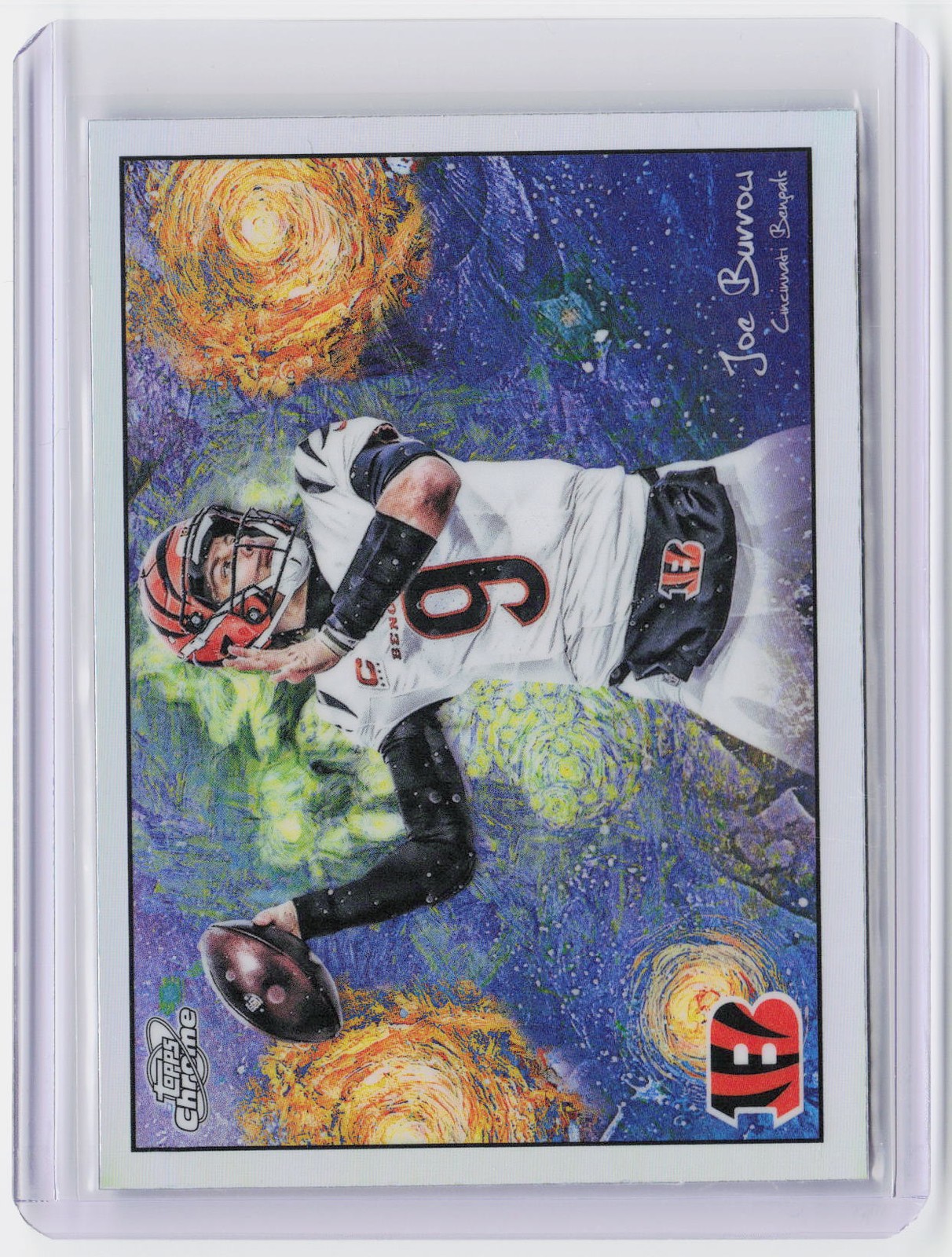 2025 Topps Chrome Cosmic #STN-13 Joe Burrow Stars in the Night