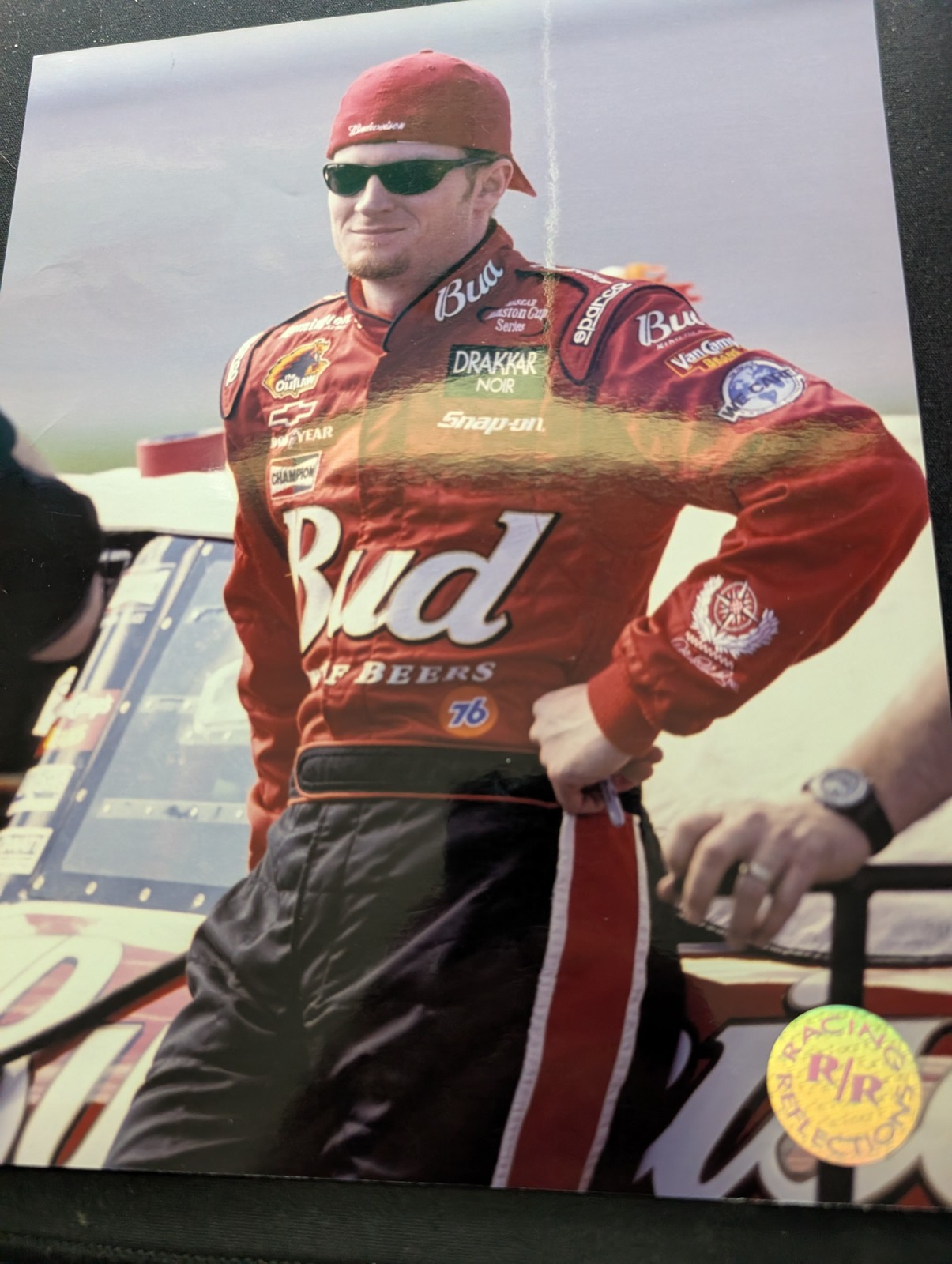 Dale Earnhardt Jr. Budweiser Racing Reflections Collectible Photo NASCAR Fan