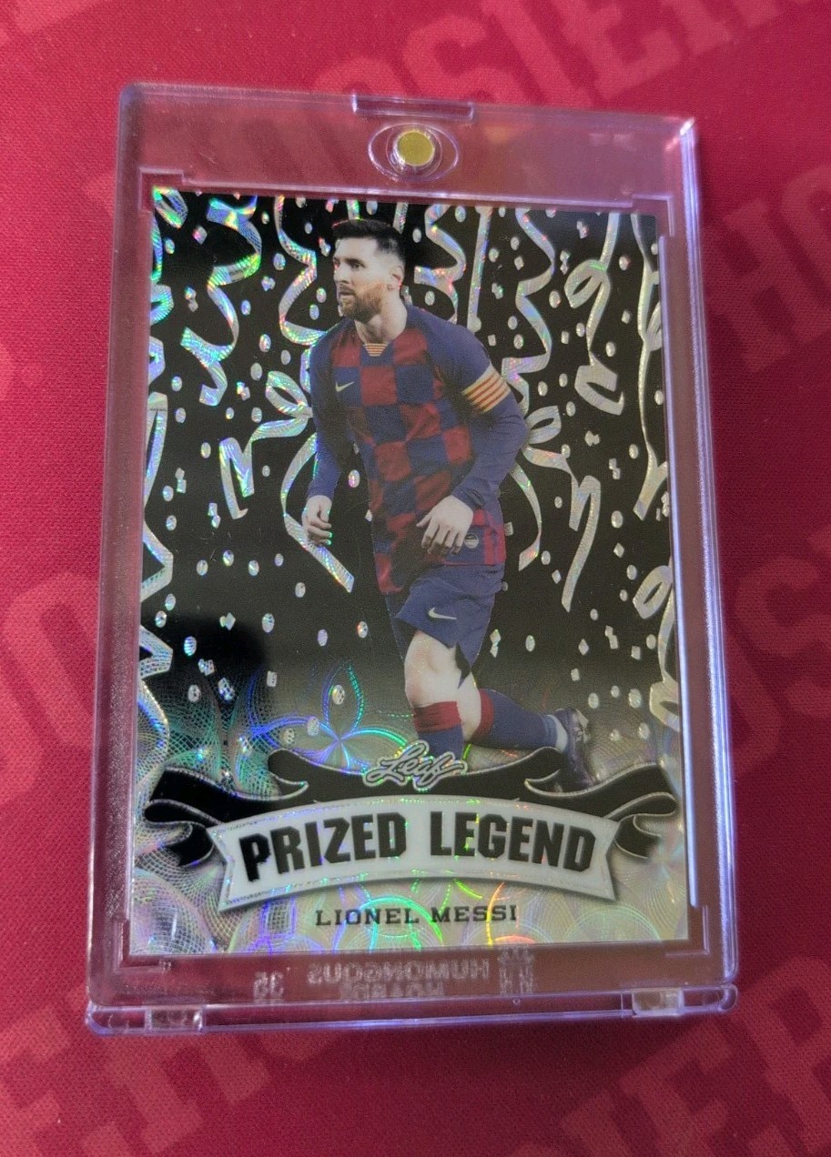 2023 Messi prized legend #/7 black mosaic