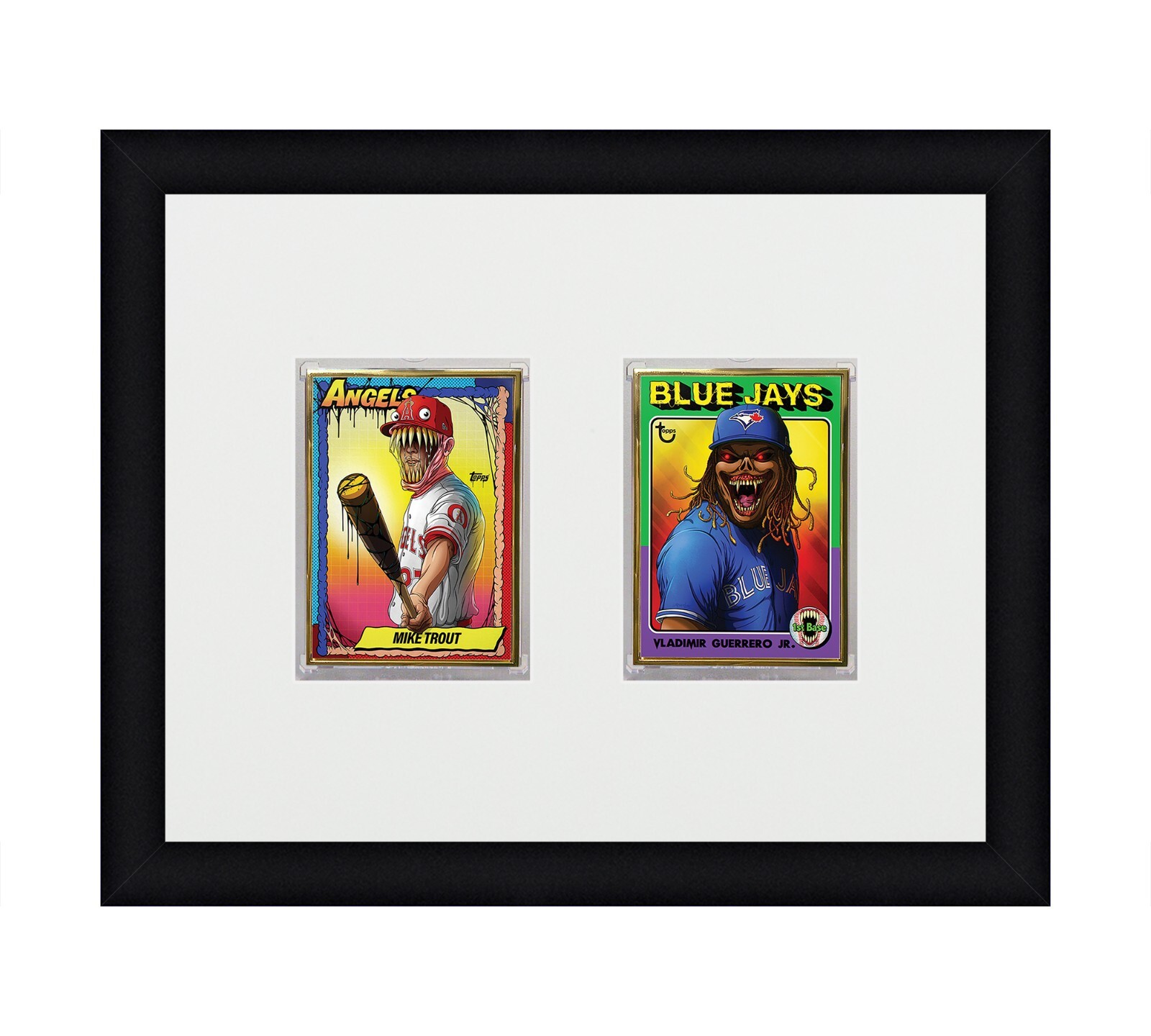 Card Frame For Magnetic Holders Holds (2) Ultra Pro 1 One Touch/BCW +UV Option
