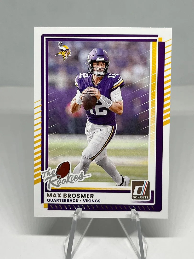 Max Brosmer 2025 Donruss Rookies & Highlights Vikings #DRH-80 Print Run: 2250