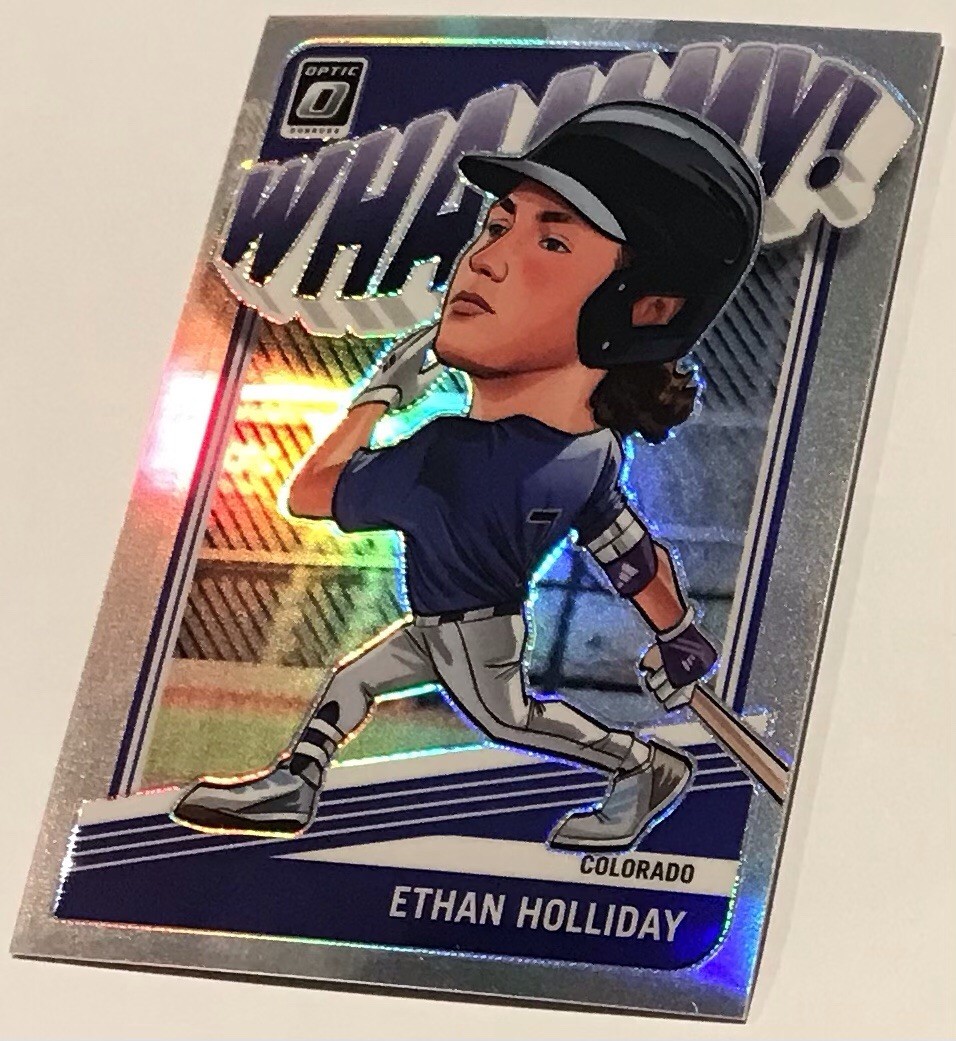 2026 Donruss Baseball #5 Ethan Holliday WHAMMY SSP – Colorado Rockies – RARE!!