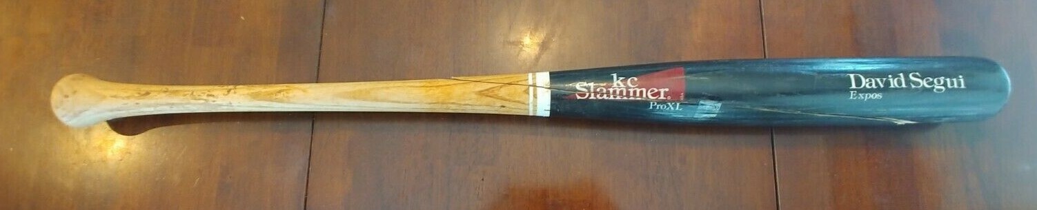 DAVID SEGUI Game Used Broken Bat Montreal Expos KC SLAMMER