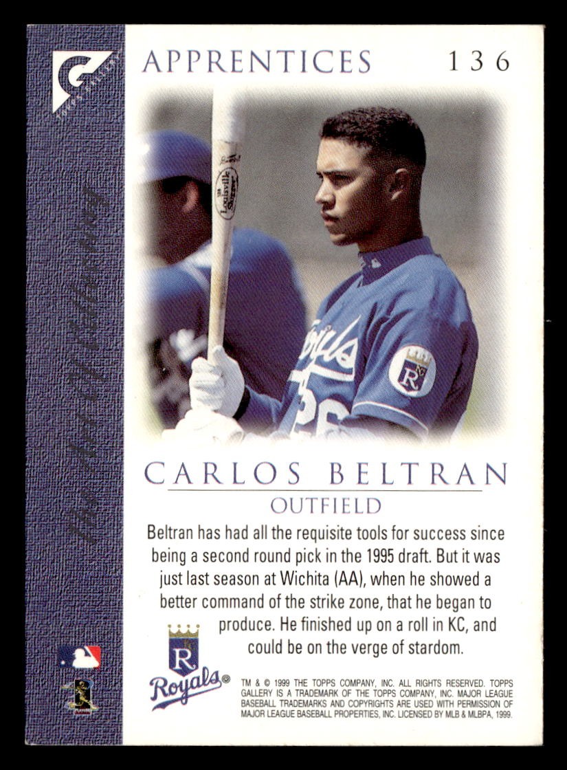 1999 Topps Gallery #136 Carlos Beltran