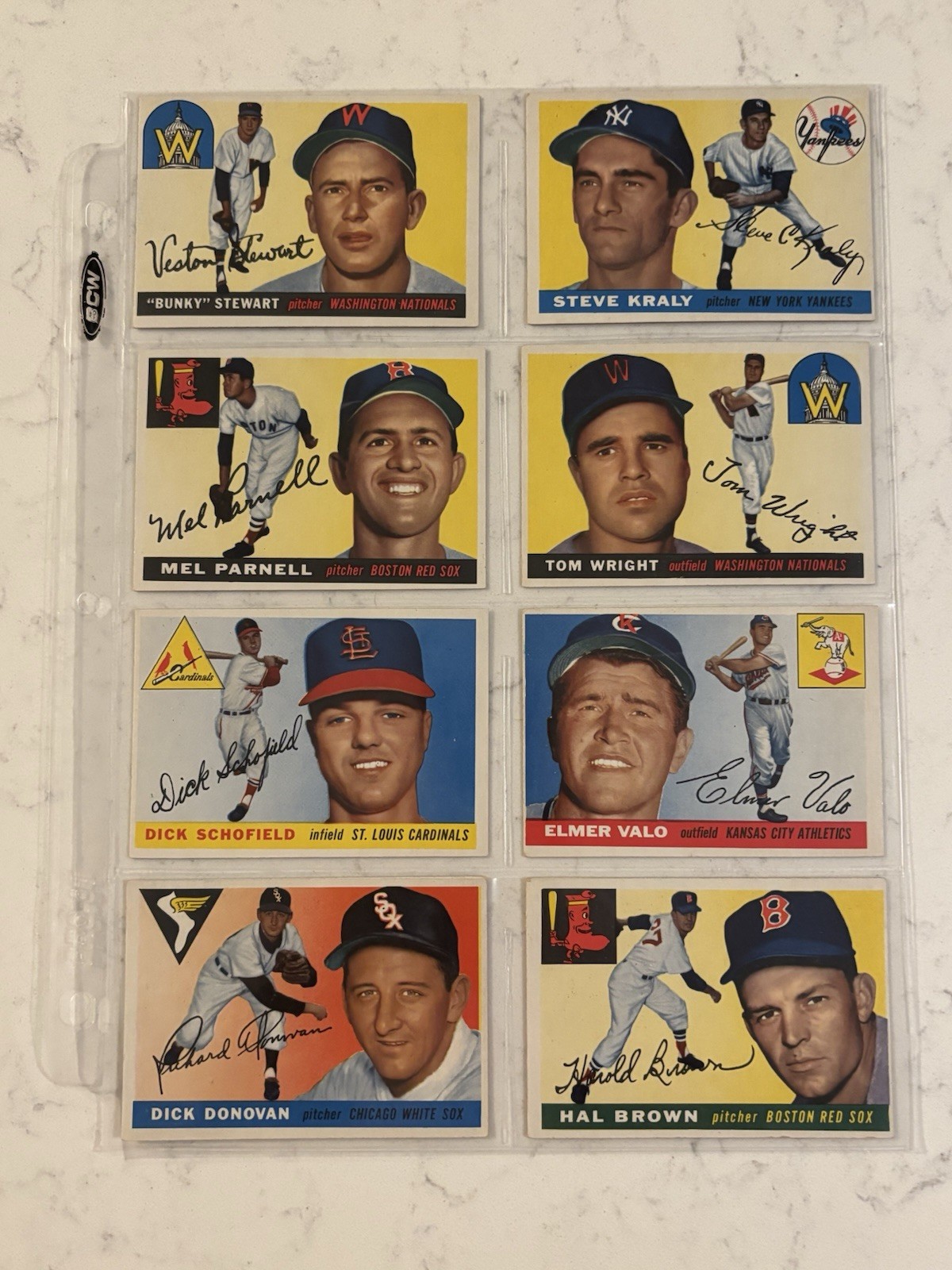 1955 TOPPS BASEBALL CARDS YOU PICK #3 TO 149 !!!