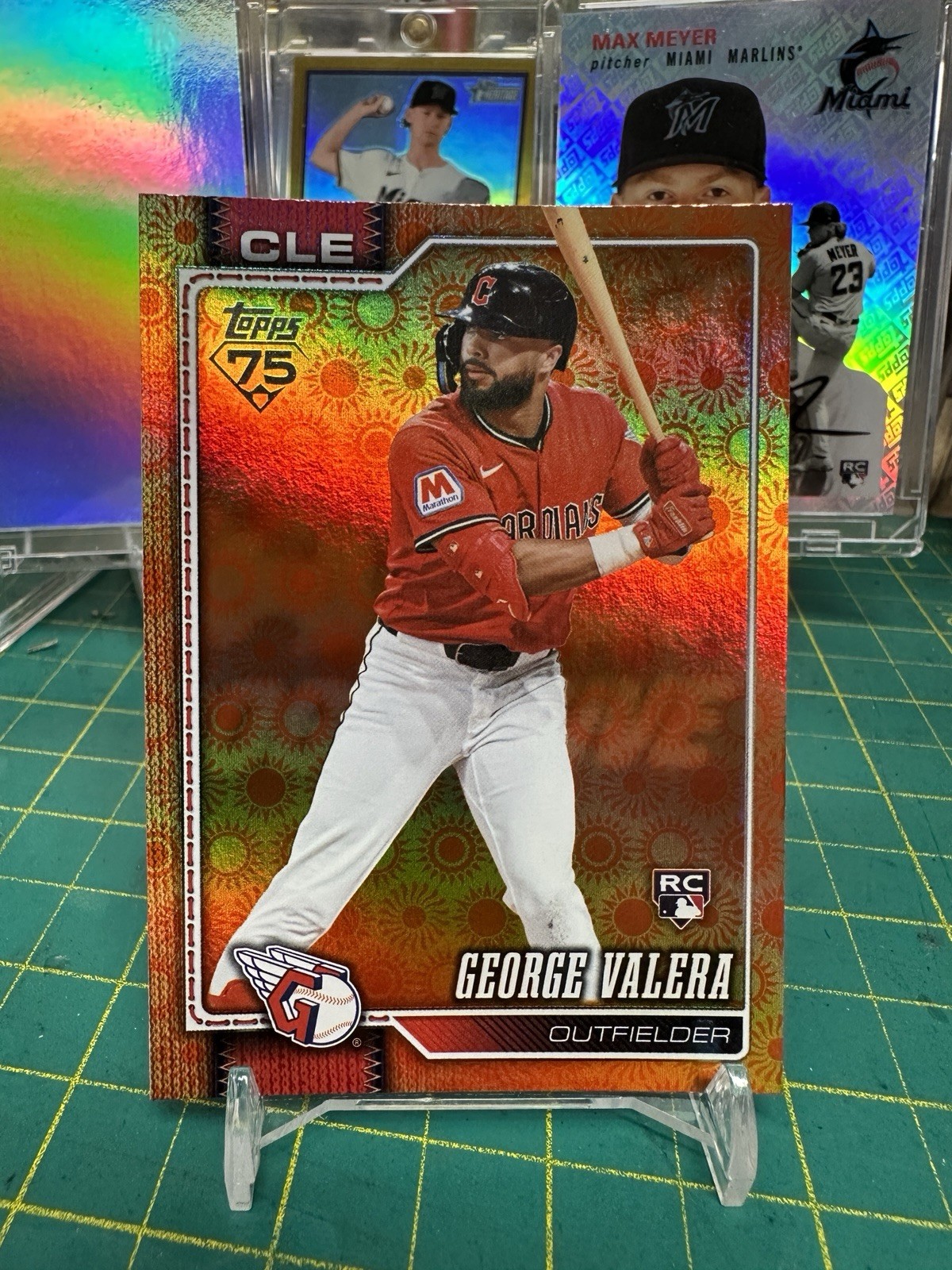 2026 Topps Series 2 Orange Sun Foil George Valera #603 Rc Guardians