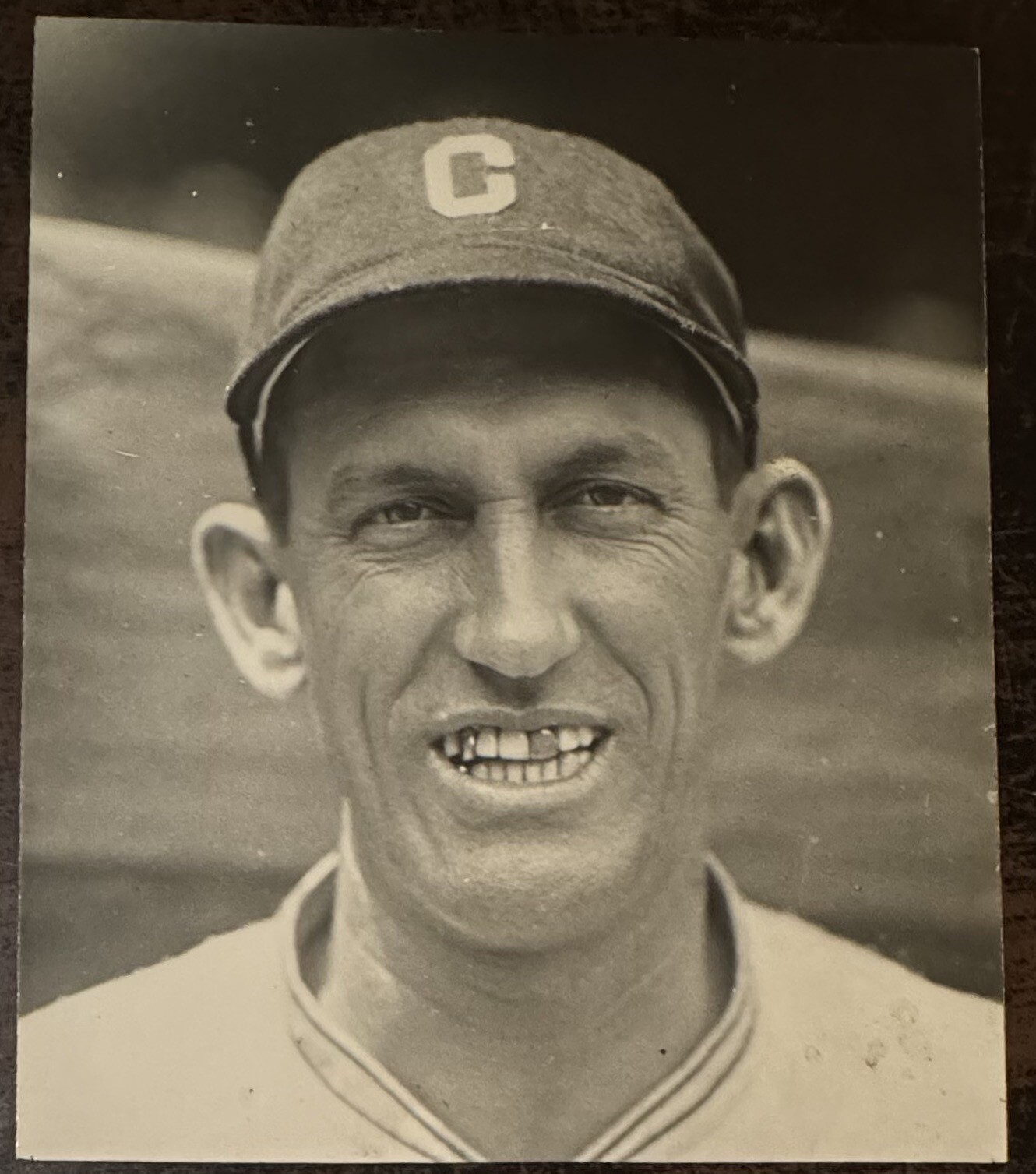 Conlon Photo: Mike Gonzalez, 1926 Chicago Cubs, Stamped