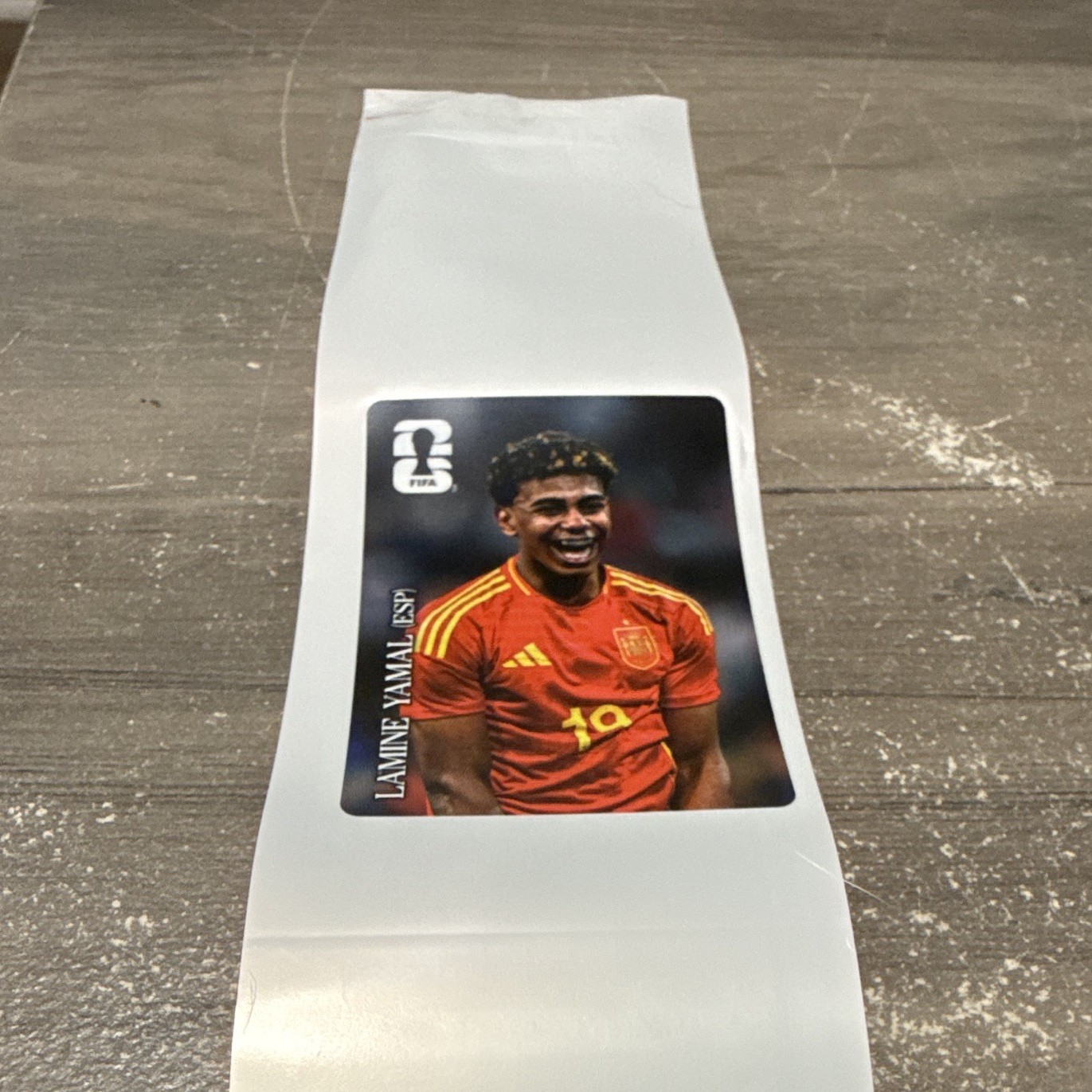 FIFA Lamine Yamal Spain Soccer Sports Sticker Player Portrait Non-Stuck