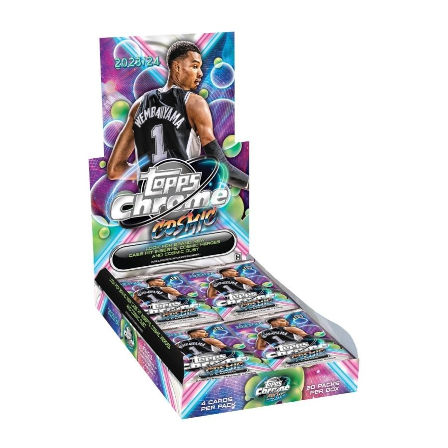 2023-24 Topps Cosmic Chrome Basketball Hobby Box Sealed Wembanyama Auto