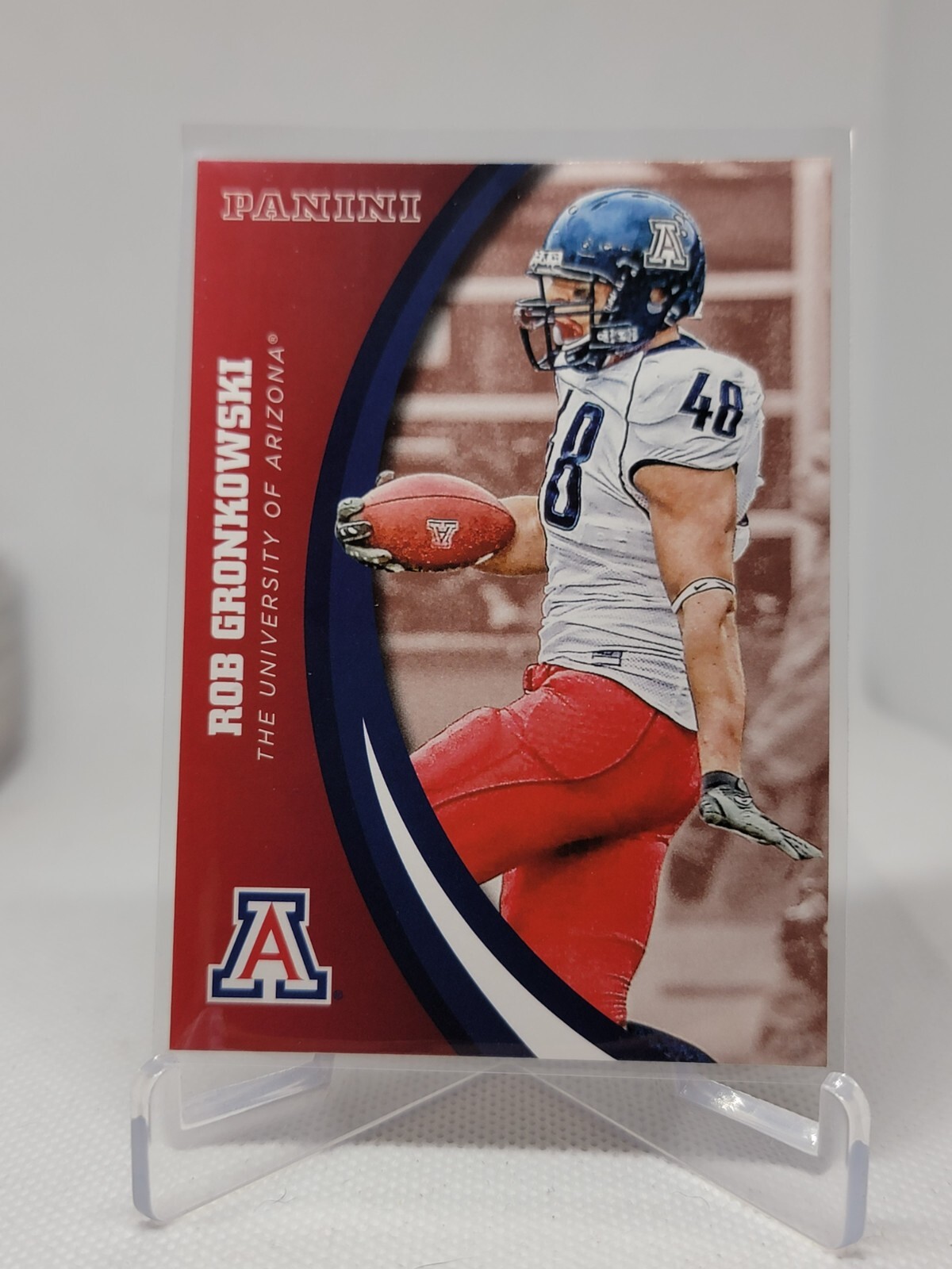 2016 Panini Collegiate ROB GRONKOWSKI ARIZONA TEAM COLLECTION # 16 B9B