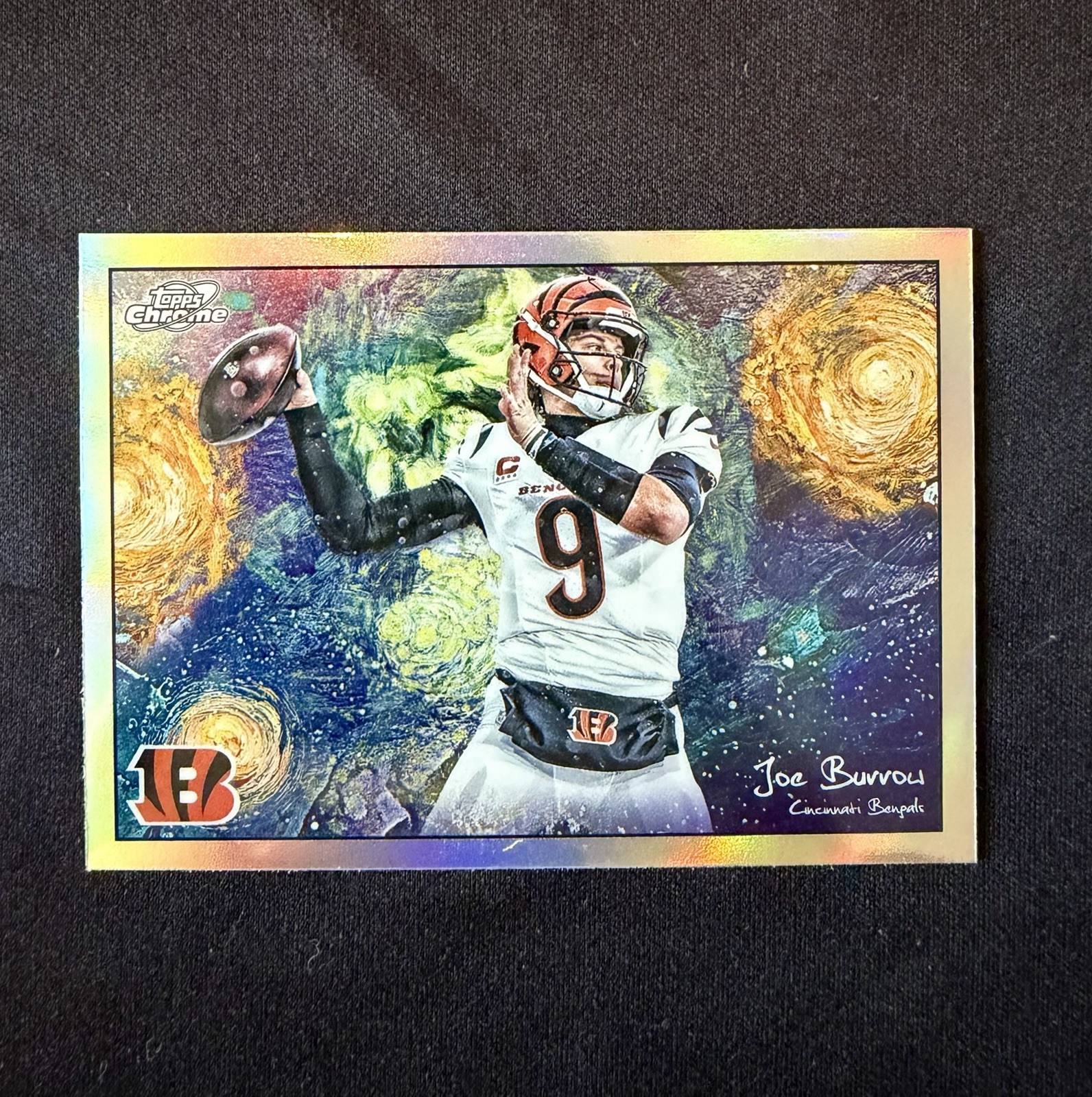 2025-26 Topps Cosmic Chrome Joe Burrow Stars In The Night STN-13 Bengals SP