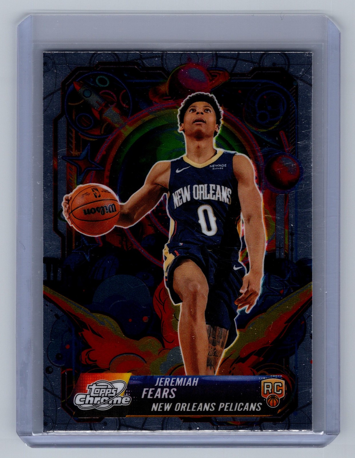 2025-26 Topps Chrome Cosmic #PRP-22 Jeremiah Fears Propulsion