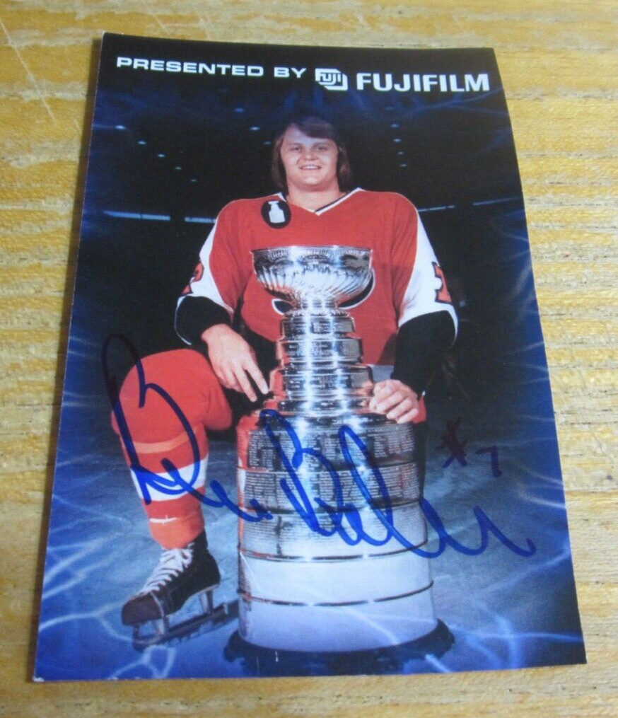 Bill Barber Autographed Signed 3.5X5.25 Photo NHL Hockey Philadelphia Flyers HOF