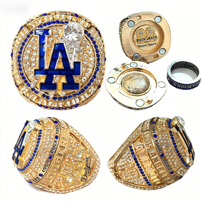 2025 MLB Los Angeles Dodgers World Series Championship 9 Rings Set +Trophy W Box