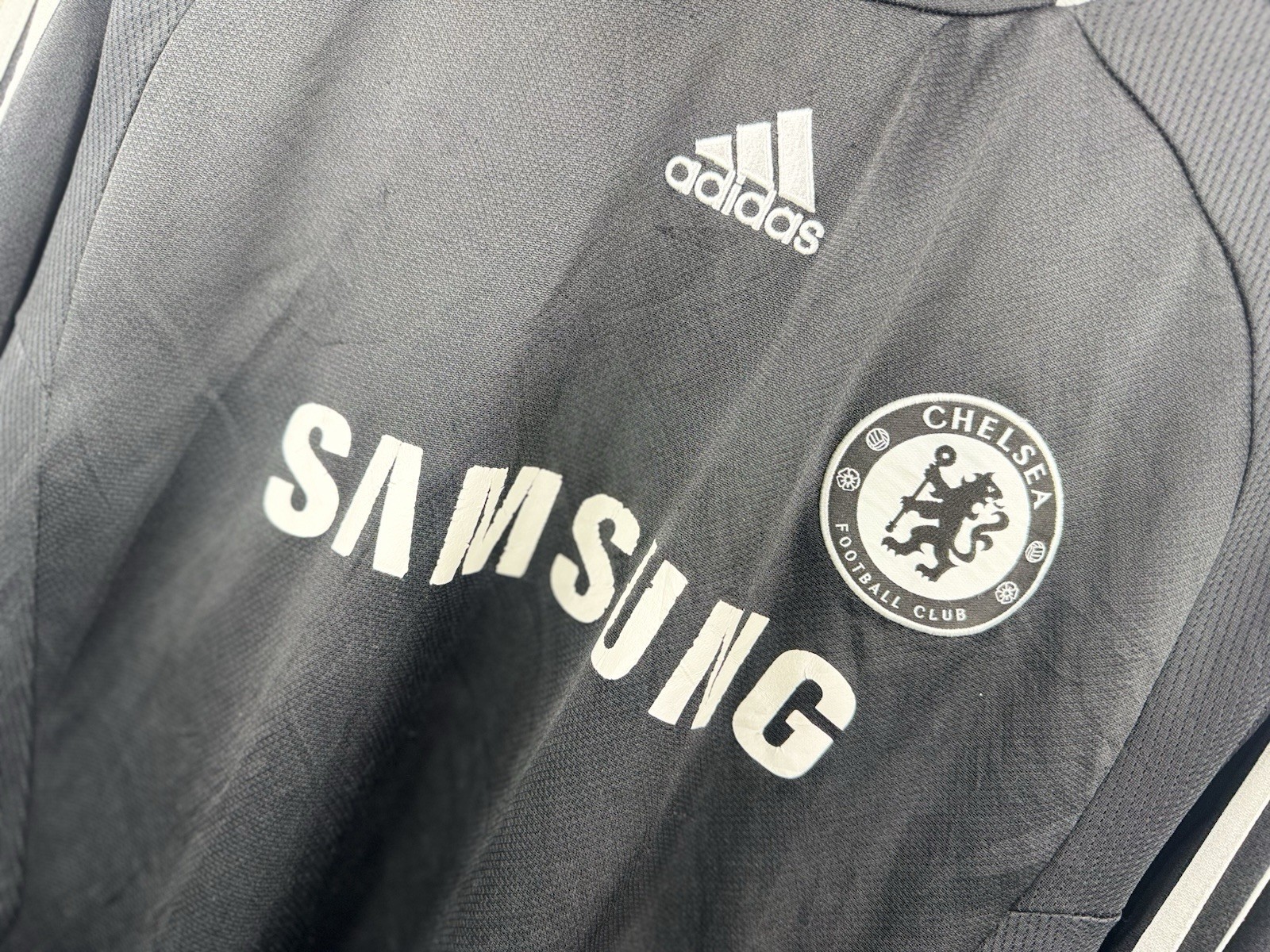 Chelsea FC Adidas 2008/09 Away Football Longsleeve Soccer Jersey Size 2XL