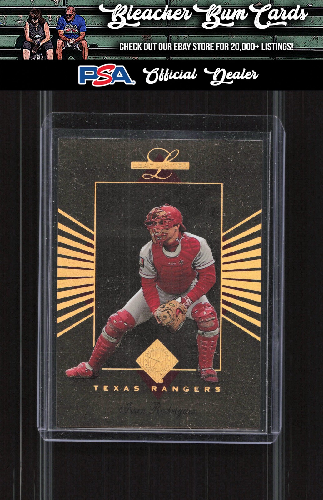1994 Leaf Limited 15 Ivan Rodriguez Gold All-Stars #/10000