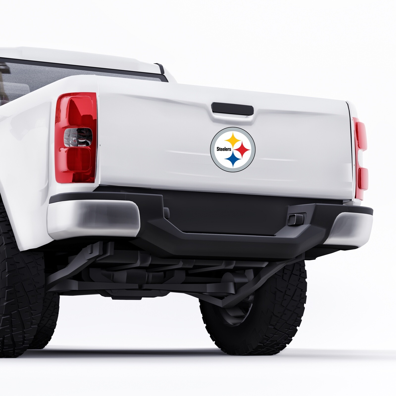 Pittsburgh Steelers Sticker Football Color Silver Sports Decal Logo Car Truck