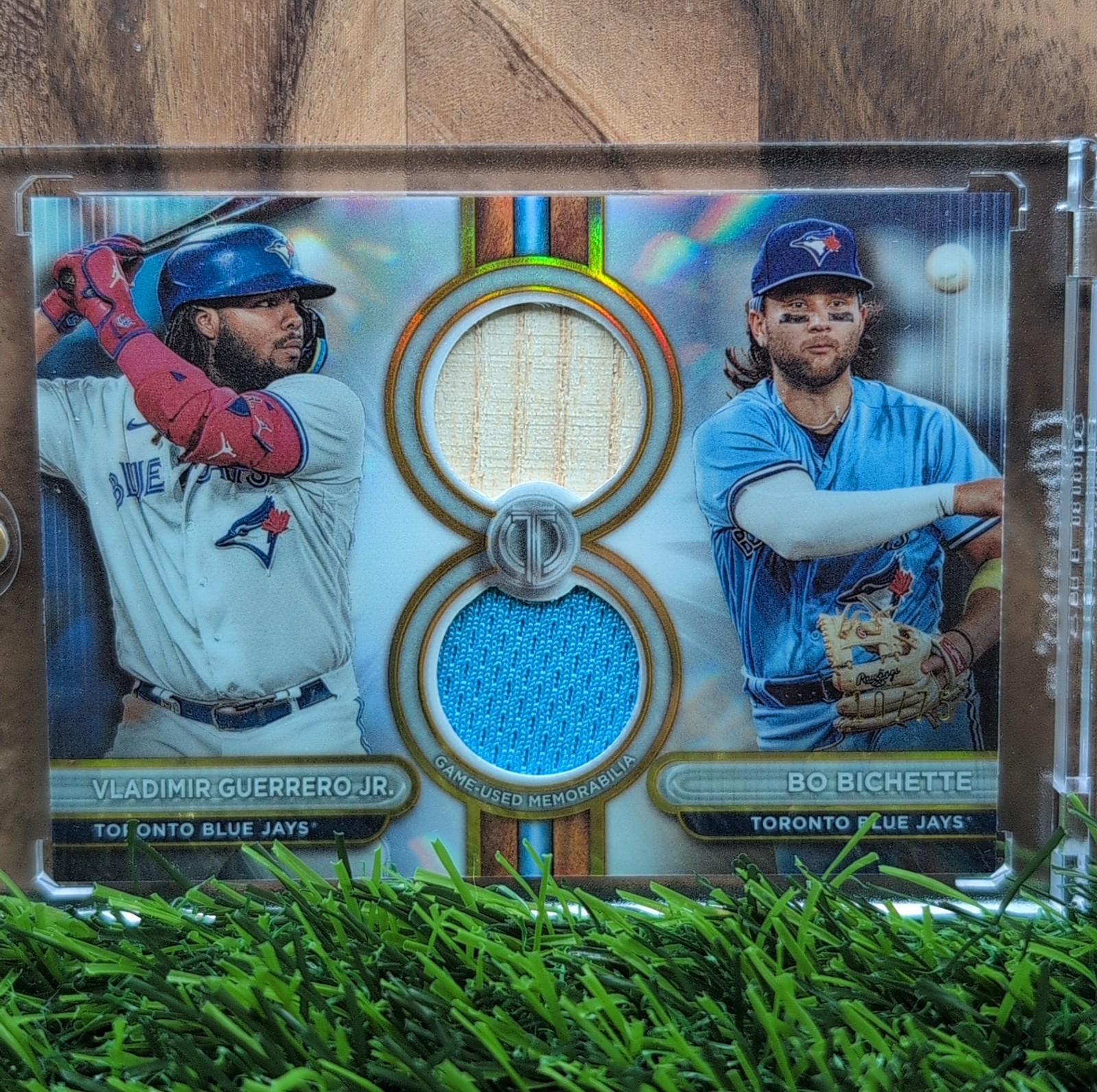 VLADIMIR GUERRERO JR BO BICHETTE 2024 Topps Tribute Dual Relic /75