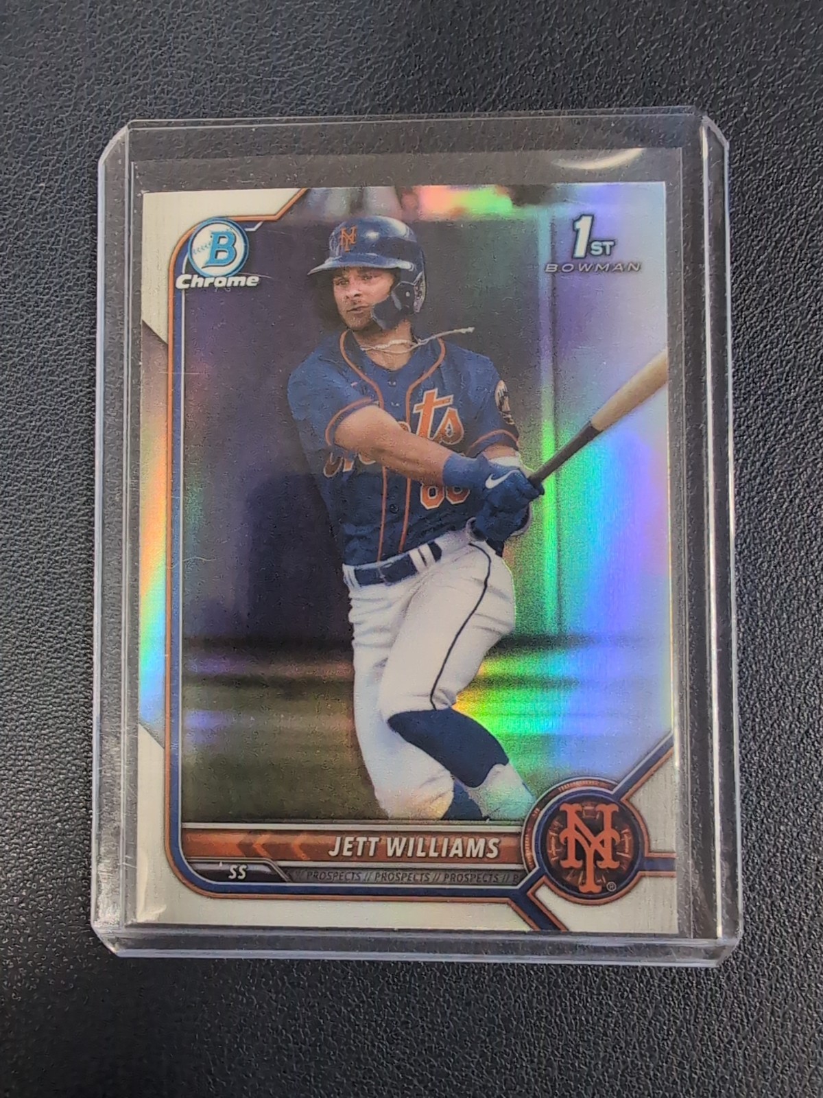 2022 Bowman Draft Jett Williams 1st Bowman Chrome Refractor #BDC-190