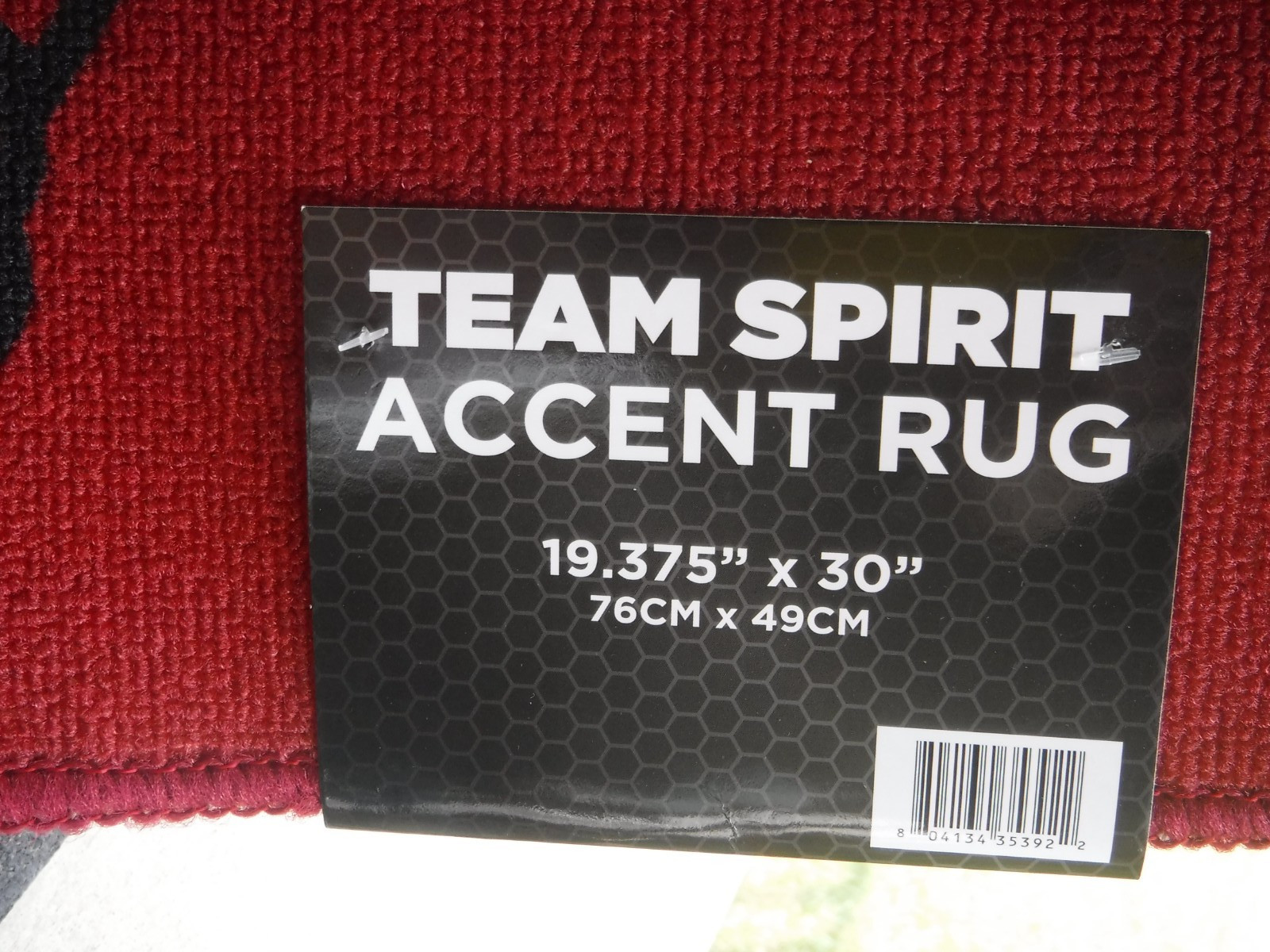 BRAND NEW ARKANSAS RAZORBACKS NCAA COLLEGE TEAM SPIRIT ACCENT RUG 19.375″ X 30″