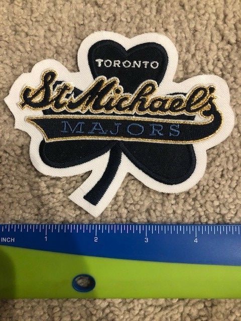 St. Michael’s Toronto Majors Stitch B Shoulder Hockey Crest Patch 5.25 X 4.25 in
