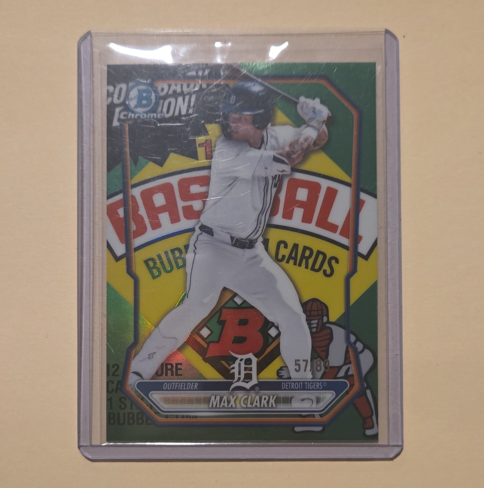 Topps Bowman Chrome 2026 Max Clark Detroit Tigers BCP-2 Parallel /89