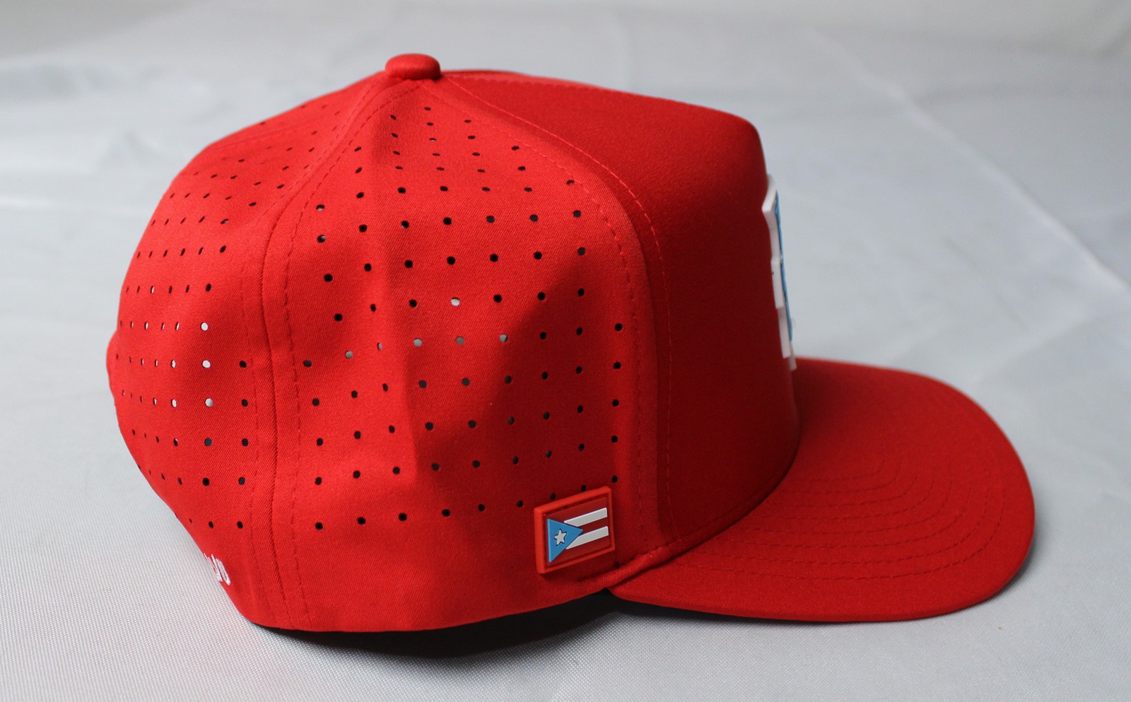 Puerto Rico Unisex Adult’s Adjustable Panevo Dried Tech Cap WR4 Red One Size