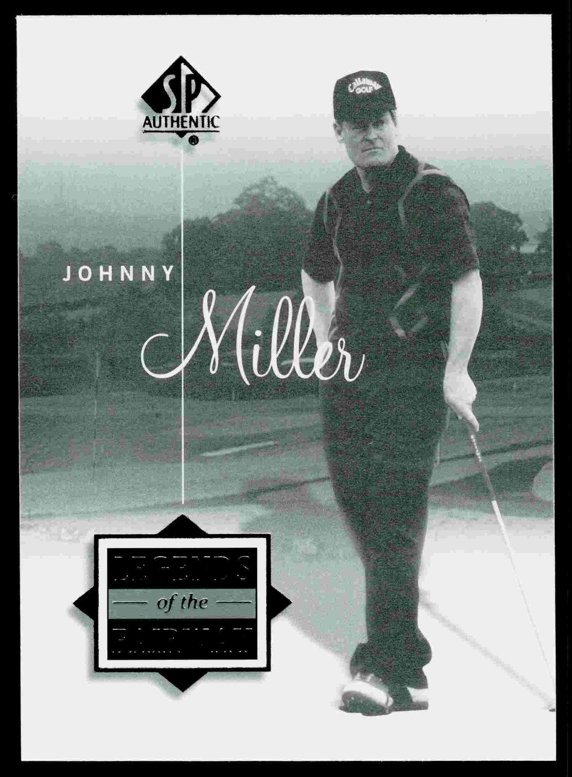 Johnny Miller 2002 SP Authentic #52SPA PGA Tour