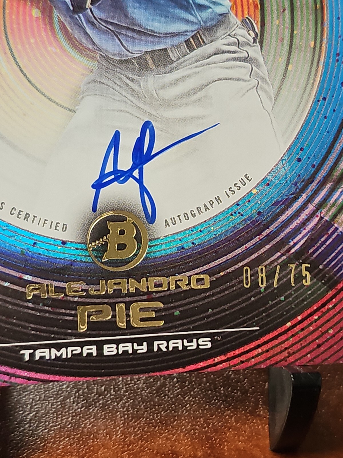 2022 Bowman Inception Autograph Red Alejandro Pie Auto /75 WHC311