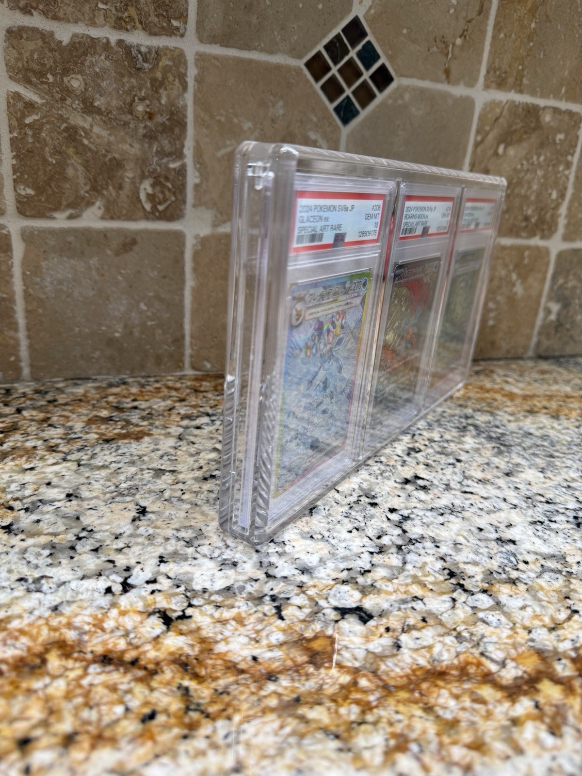 Triple PSA Slab Acrylic Display Case Magnetic Lid – PRESALE!