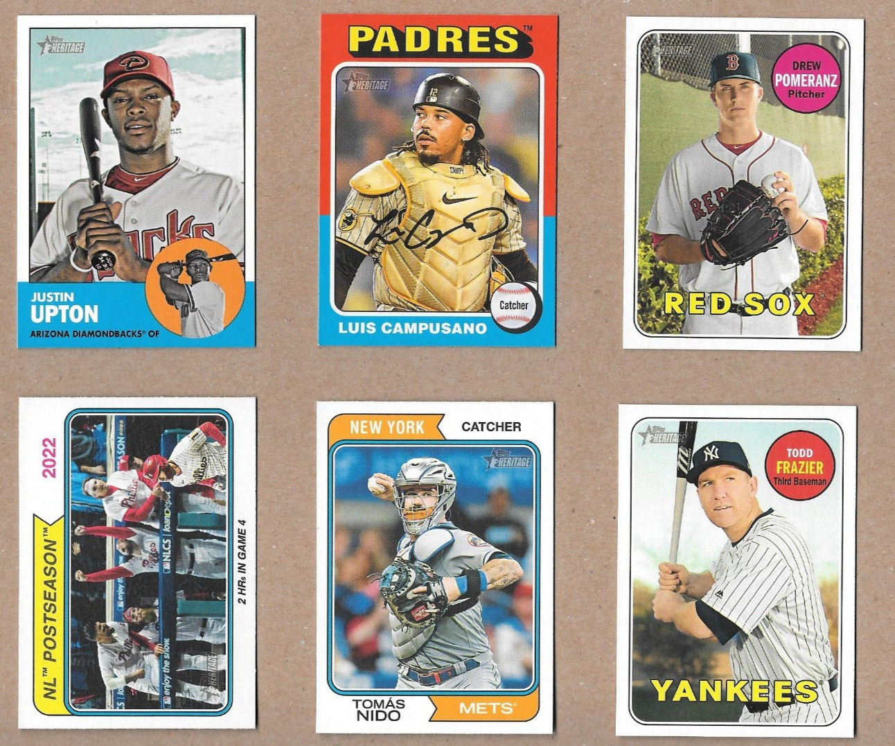 Topps Heritage Short Print SP various years