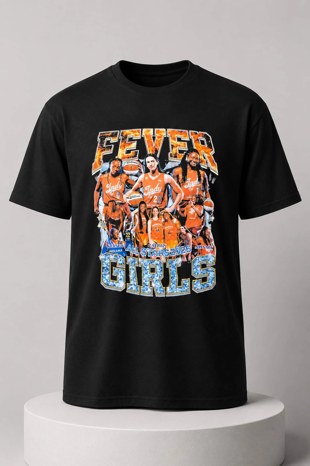 NEW!! Indiana Fever Girls All Stars 2026 Shirt Size S-5XL
