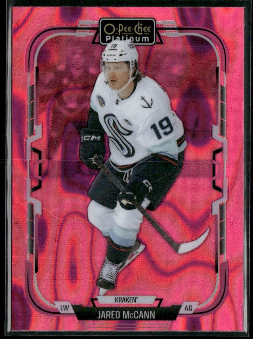 2025-26 O-Pee-Chee Platinum #59 Jared McCann Pink Magma