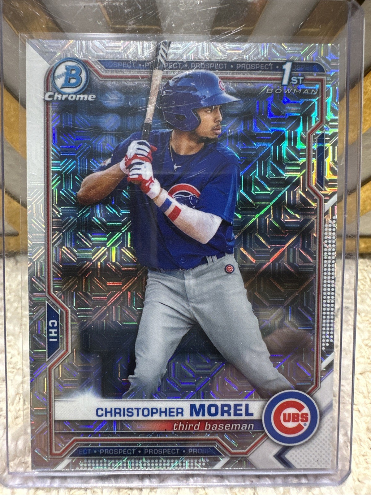 Christopher Morel 2021 Bowman Chrome Prospects Mojo Refractor Cubs #BCP-131