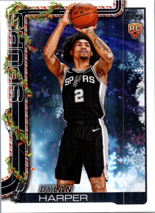 2025-26 TOPPS HOLIDAY BASKETBALL #H162 Dylan Harper HOLIDAY