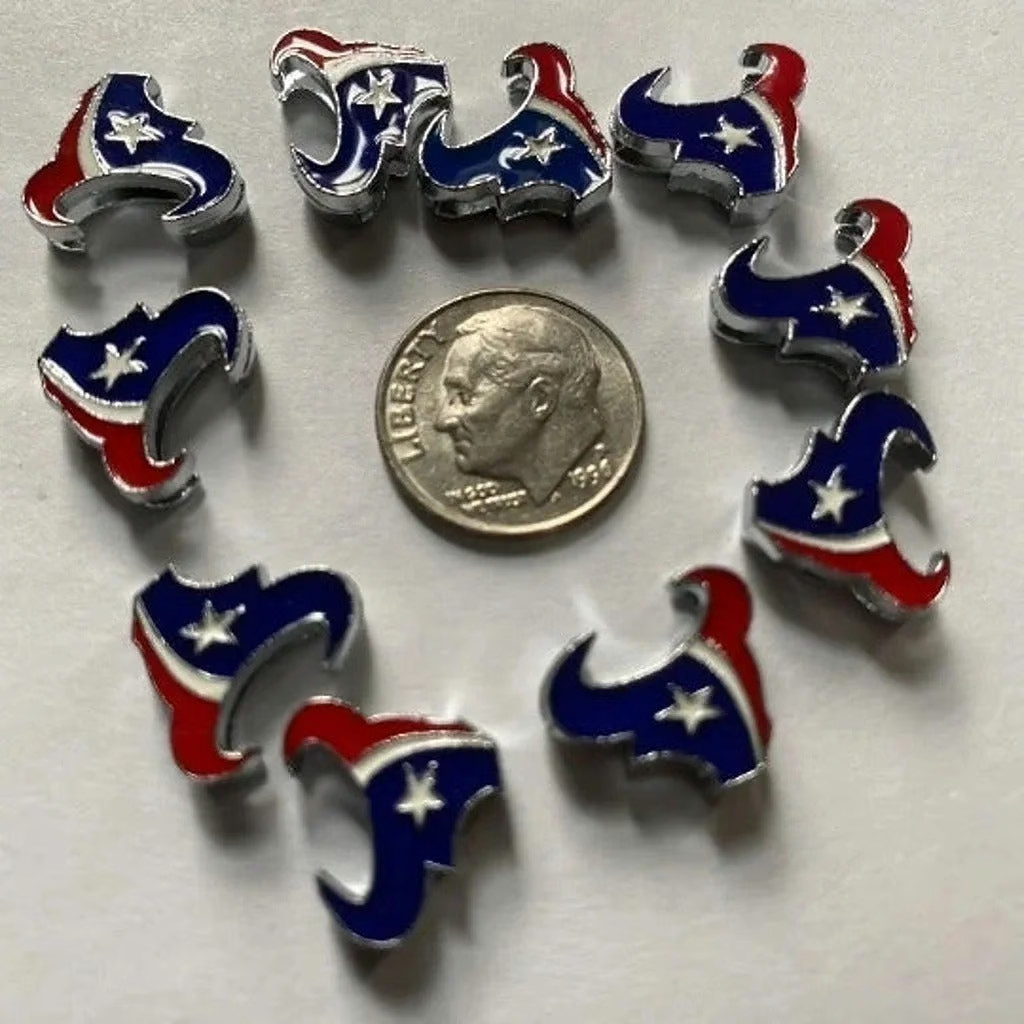 Houston Texans slide charms