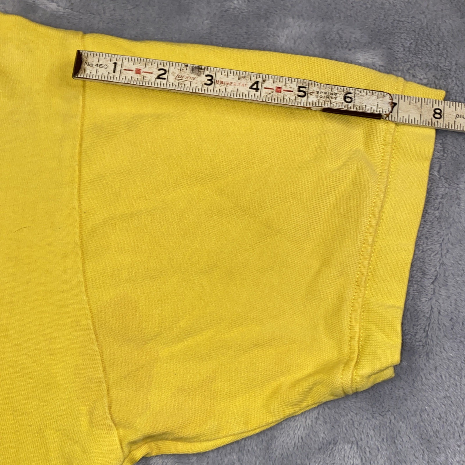 New York Cosmos Retro Rep Football Soccer Toffs Mens Large Yellow Polo Shirt EUC