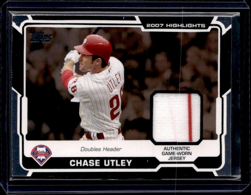2008 Topps #HR-CU Chase Utley 2007 Highlights Relics