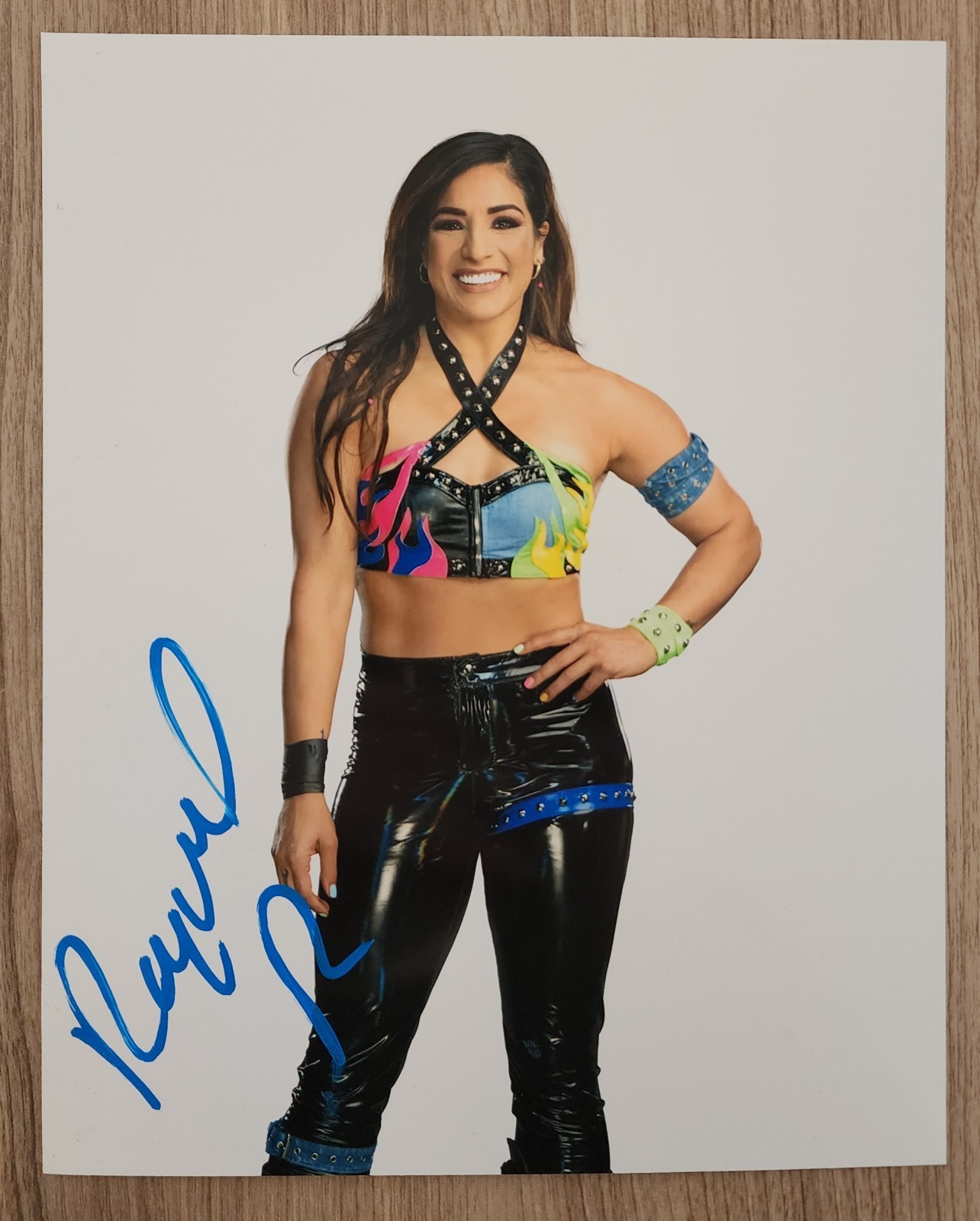 Raquel Rodriguez Signed 8×10 Photo WWE Smackdown RAW DIVA Legend RAD