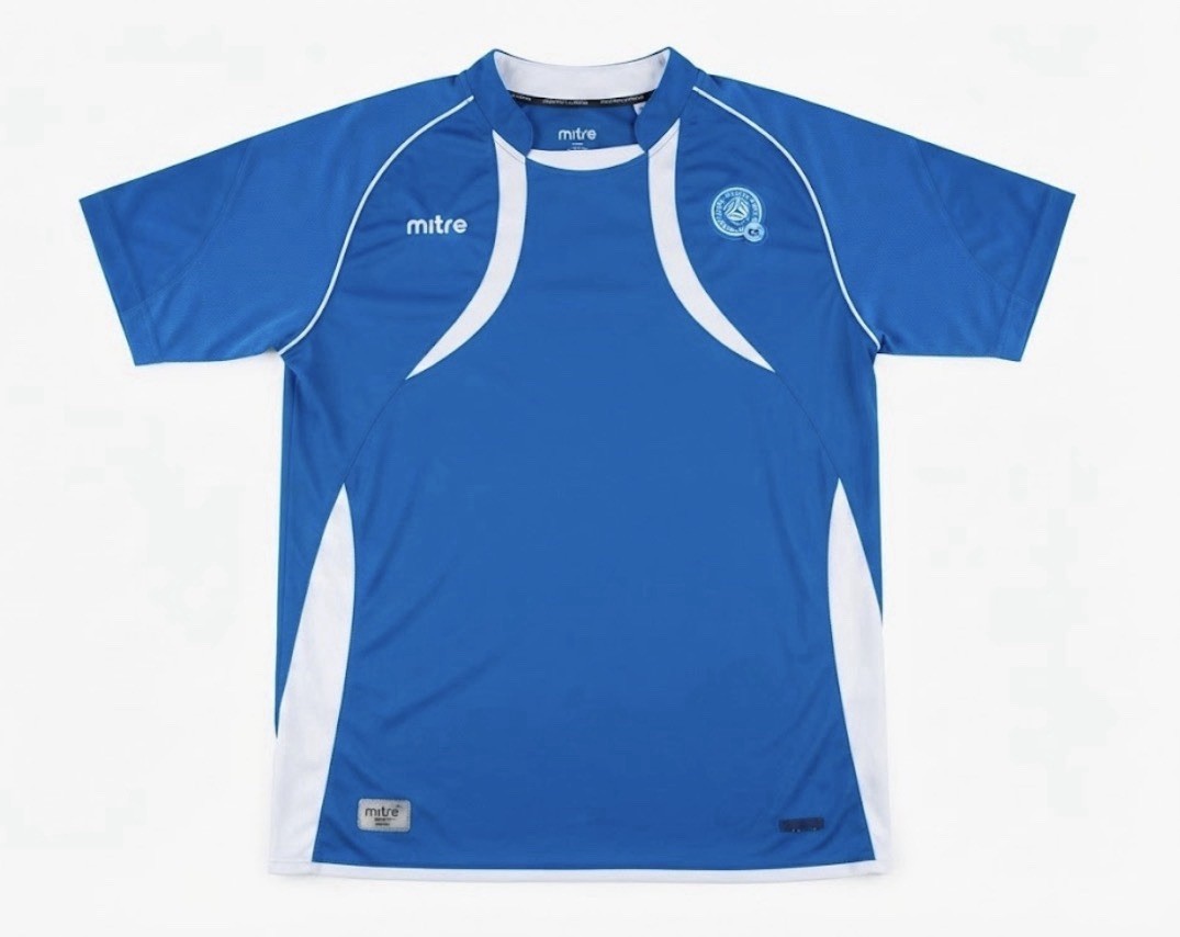 Mitre El Salvador National Team Soccer Jersey Men’s Kit Short Sleeve Shirt Med