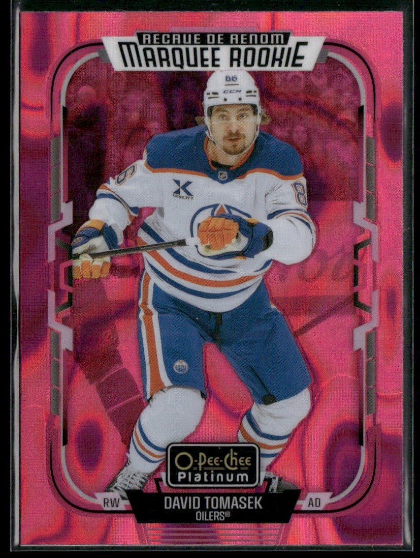 2025-26 O-Pee-Chee Platinum #275 David Tomasek Pink Magma