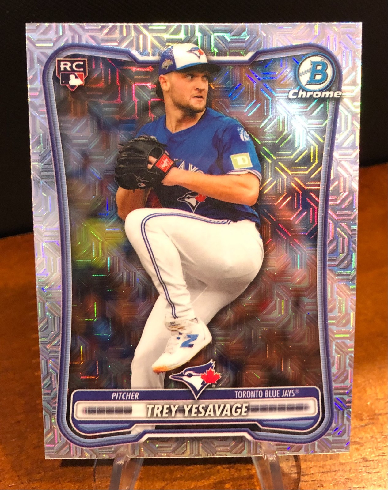 2026 Bowman Chrome – Trey Yesavage – Mojo Refractor #41 Rookie RC Toronto
