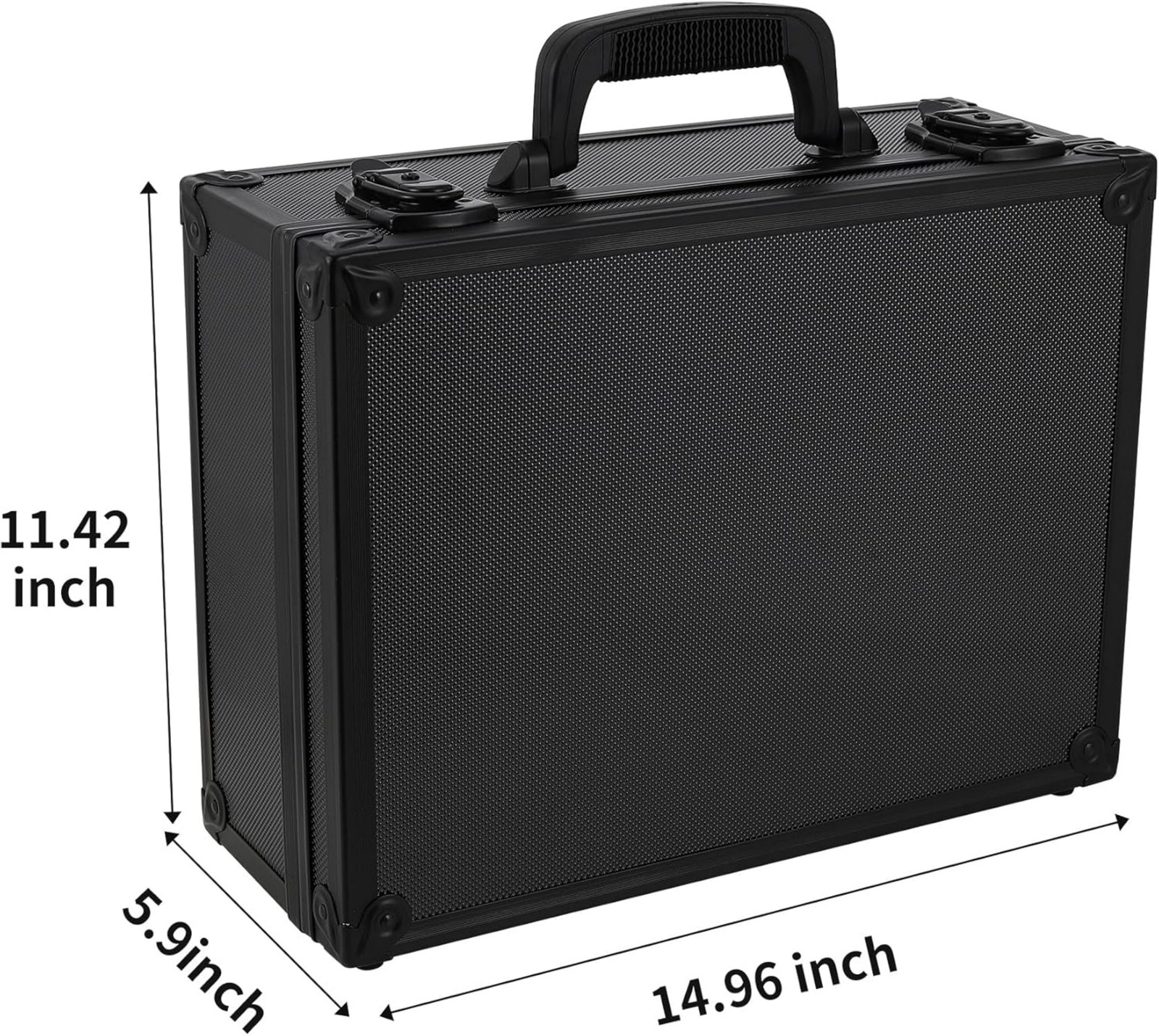 600+ Capacity 3″x4″ 35PT Toploader Box Aluminum Alloy Card Organizer Lockable US