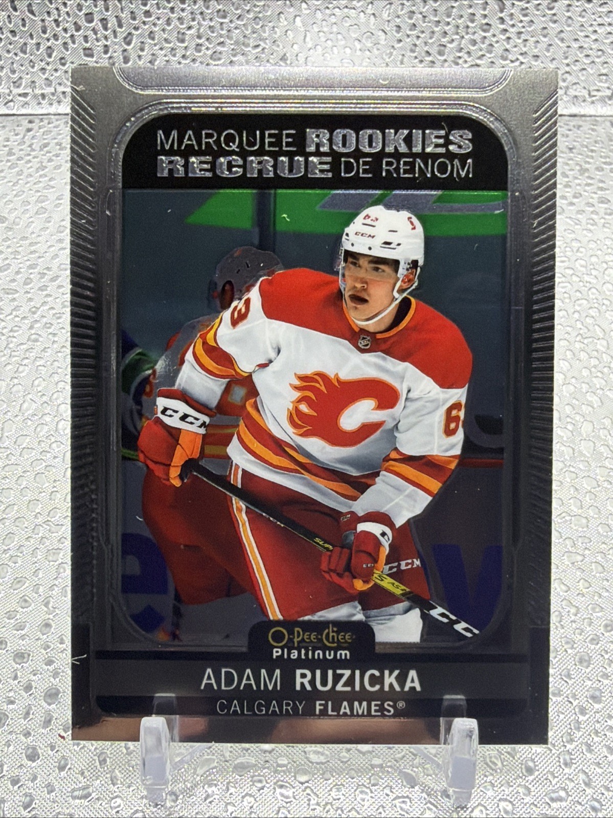 2021-22 O-Pee-Chee Platinum Base Marquee Rookies #237 Adam Ruzicka- Flames