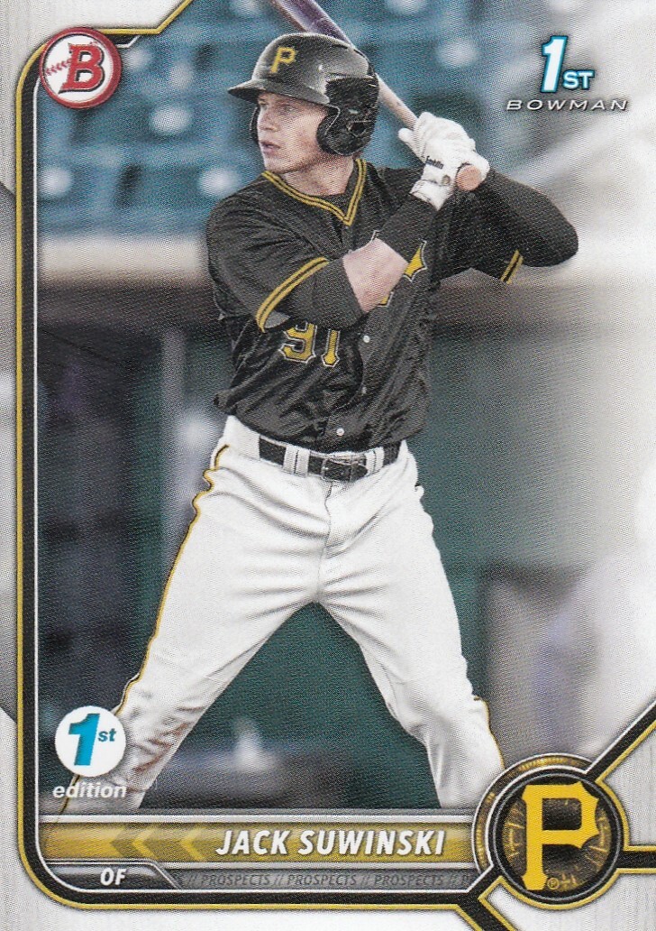JACK SUWINSKI BOWMAN 1ST EDITION PROSPECTS 1ST ROOKIE RC PIRATES #BPPF-84 2022